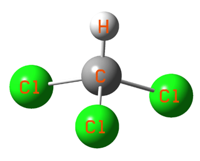 Công thức Lewis của CHCl3