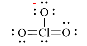 Công thức Lewis của ClO3-