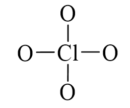 Công thức Lewis của ClO4-