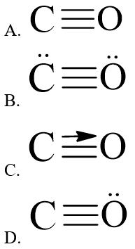 Công thức Lewis của CO