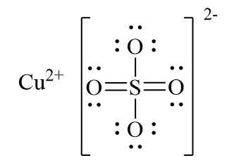 Công thức Lewis của CuSO4