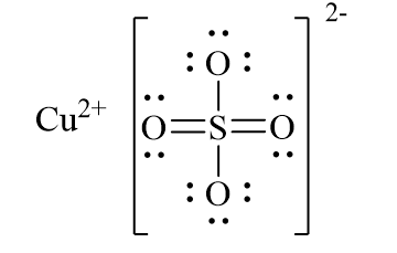 Công thức Lewis của CuSO4