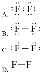 Công thức Lewis của F2