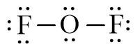 Công thức Lewis của F2O