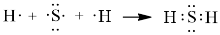 Công thức Lewis của H2S