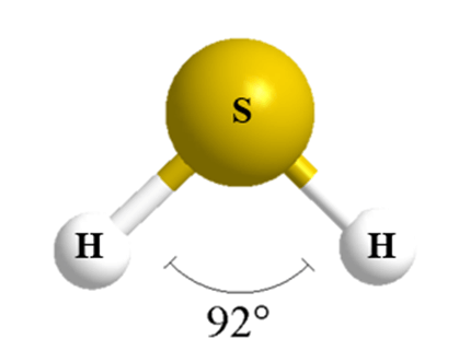 Công thức Lewis của H2S