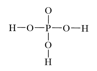 Công thức Lewis của H3PO4