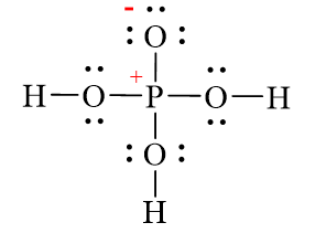 Công thức Lewis của H3PO4