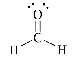 Công thức Lewis của HCHO