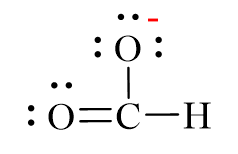 Công thức Lewis của HCO2-