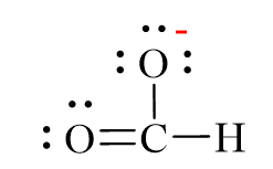 Công thức Lewis của HCO2-