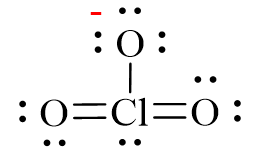 Công thức Lewis của KClO3