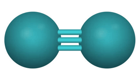 Công thức Lewis của N2