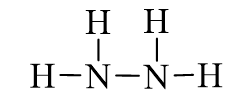 Công thức Lewis của N2H4