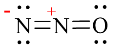 Công thức Lewis của N2O