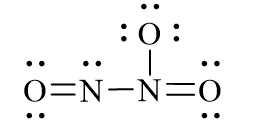 Công thức Lewis của N2O3