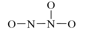 Công thức Lewis của N2O3