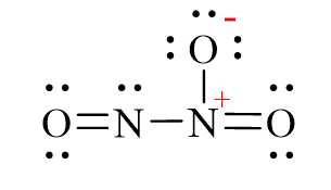 Công thức Lewis của N2O3