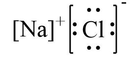 Công thức Lewis của NaCl