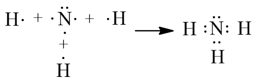 Công thức Lewis của NH3