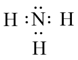 Công thức Lewis của NH3