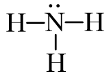 Công thức Lewis của NH3