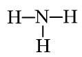 Công thức Lewis của NH3