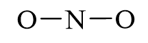 Công thức Lewis của NO2