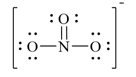Công thức Lewis của NO3-