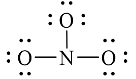 Công thức Lewis của NO3-