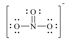 Công thức Lewis của NO3-