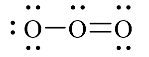 Công thức Lewis của O3