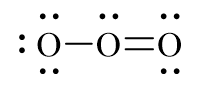 Công thức Lewis của O3