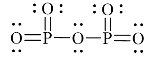 Công thức Lewis của P2O5