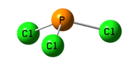 Công thức Lewis của PCl3