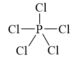 Công thức Lewis của PCl5