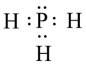 Công thức Lewis của PH3