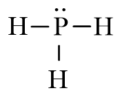 Công thức Lewis của PH3