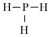 Công thức Lewis của PH3