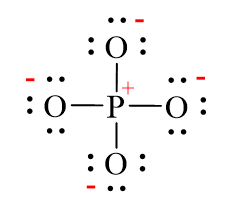 Công thức Lewis của PO43-