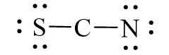 Công thức Lewis của SCN-