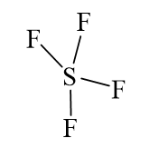 Công thức Lewis của SF4