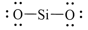 Công thức Lewis của SiO2