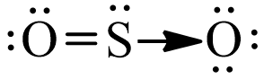 Công thức Lewis của SO2