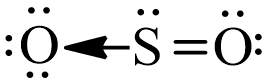 Công thức Lewis của SO2
