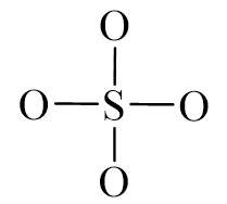 Công thức Lewis của SO42-