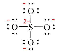 Công thức Lewis của SO42-