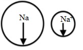 So sánh bán kính của Na và Na+