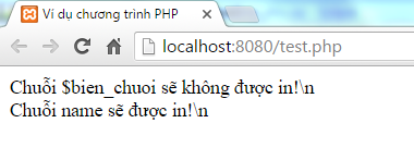 Chuỗi trong PHP
