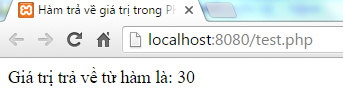 Hàm trong PHP